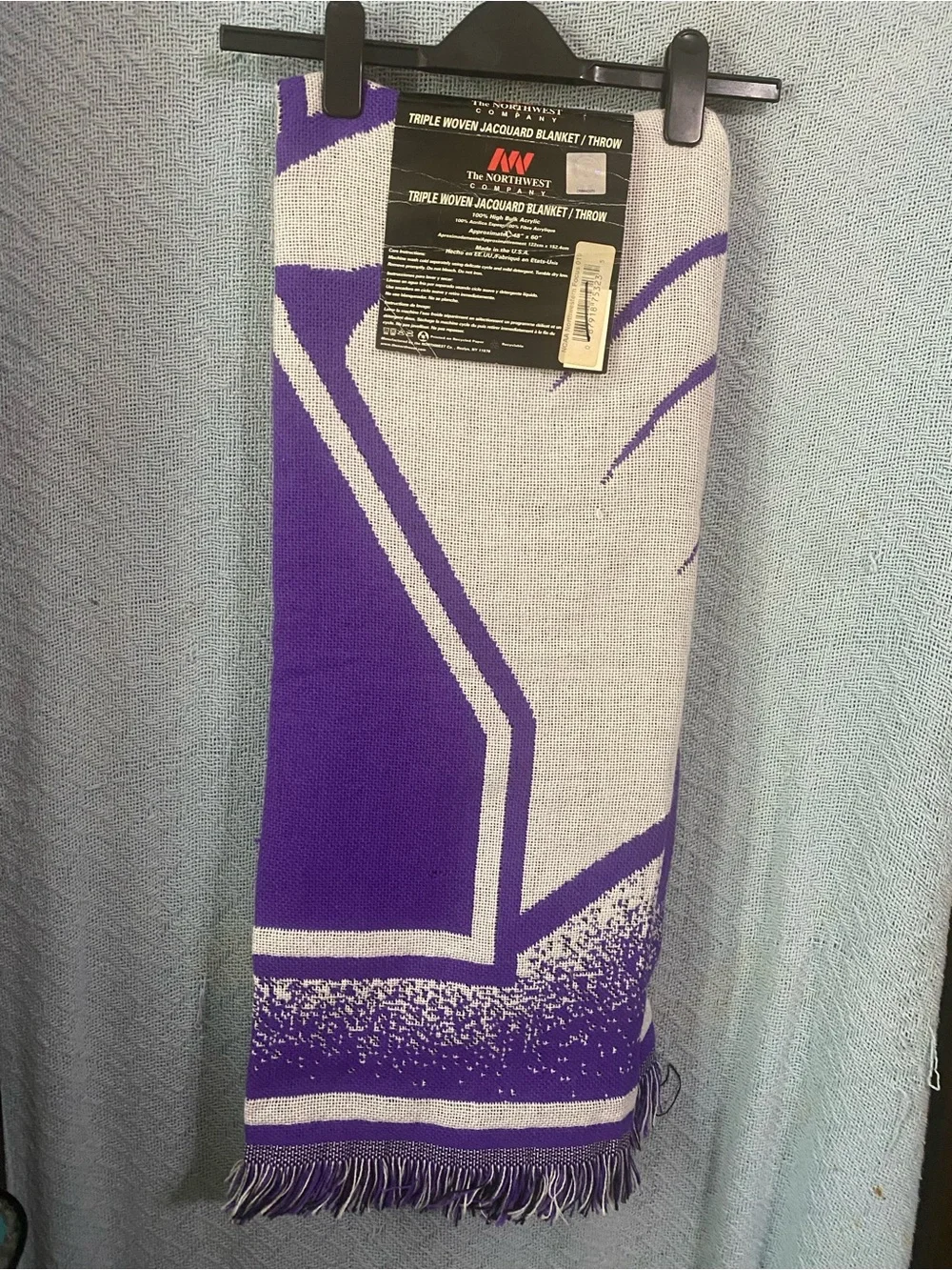 Northwestern Wildcats Purple and White Kids Scarf